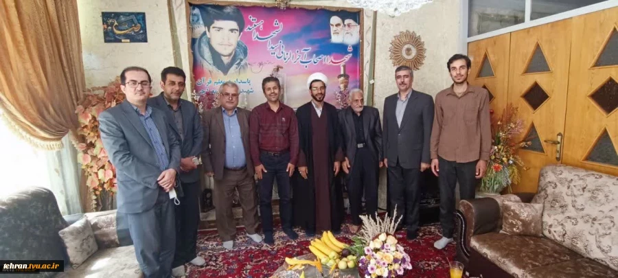 دیدار سرپرست دانشگاه فنی و حرفه ای واحد استان تهران با خانواده شهید معراجی به مناسبت فرا رسیدن هفته دفاع مقدس 4