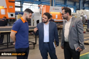 بازدید معاونین و جمعی از اعضای هیات علمی دانشگاه فنی و حرفه ای استان تهران از کارخانجات گسترده گروه صنعتی آسانسور و پله برقی بهران آسانبر 4