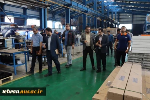 بازدید معاونین و جمعی از اعضای هیات علمی دانشگاه فنی و حرفه ای استان تهران از کارخانجات گسترده گروه صنعتی آسانسور و پله برقی بهران آسانبر 5