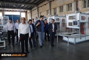 بازدید معاونین و جمعی از اعضای هیات علمی دانشگاه فنی و حرفه ای استان تهران از کارخانجات گسترده گروه صنعتی آسانسور و پله برقی بهران آسانبر 6