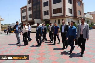 بازدید معاونین و جمعی از اعضای هیات علمی دانشگاه فنی و حرفه ای استان تهران از کارخانجات گسترده گروه صنعتی آسانسور و پله برقی بهران آسانبر 9