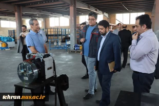 بازدید معاونین و جمعی از اعضای هیات علمی دانشگاه فنی و حرفه ای استان تهران از کارخانجات گسترده گروه صنعتی آسانسور و پله برقی بهران آسانبر 11