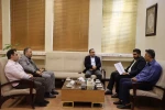 دیدار مدیرعامل شرکت آب و فاضلاب منطقه 5 تهران با سرپرست دانشگاه فنی و حرفه ای استان تهران 2