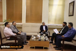 دیدار مدیرعامل شرکت آب و فاضلاب منطقه 5 تهران با سرپرست دانشگاه فنی و حرفه ای استان تهران 2