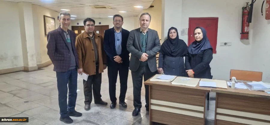 بازدید دکتر رحیمی رئیس دانشگاه فنی و حرفه ای استان تهران در دومین روز برگزاری امتحانات پایان ترم نیمسال اول 1402 دانشکده شهید شمسی پور 8