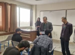 بازدید دکتر رحیمی رئیس دانشگاه فنی و حرفه ای استان تهران در دومین روز برگزاری امتحانات پایان ترم نیمسال اول 1402 دانشکده شهید شمسی پور 6