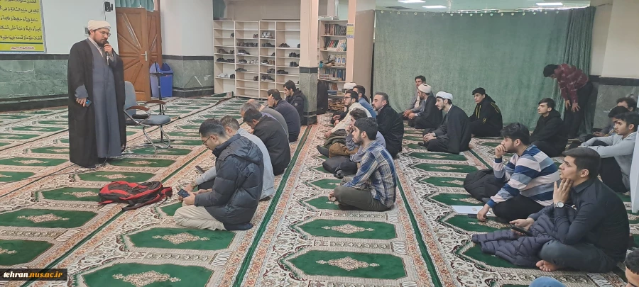 برگزاری مراسم جشن ولادت حضرت ابوالفضل العباس (ع) ، روز جانباز درنمازخانه دانشکده با حضور دکتر رحیمی رئیس دانشگاه فنی و حرفه ای استان تهران 2