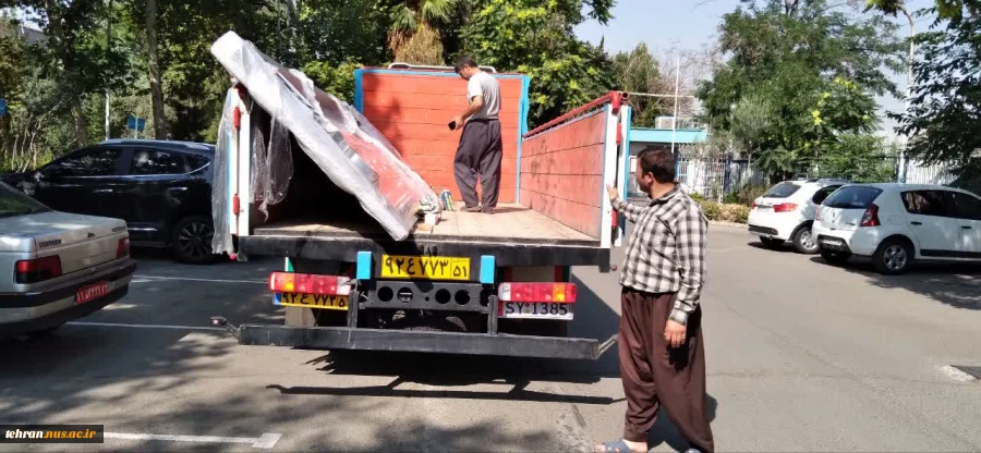 نصب سر در جدید دانشکده فنی و حرفه ای انقلاب اسلامی تهران 7