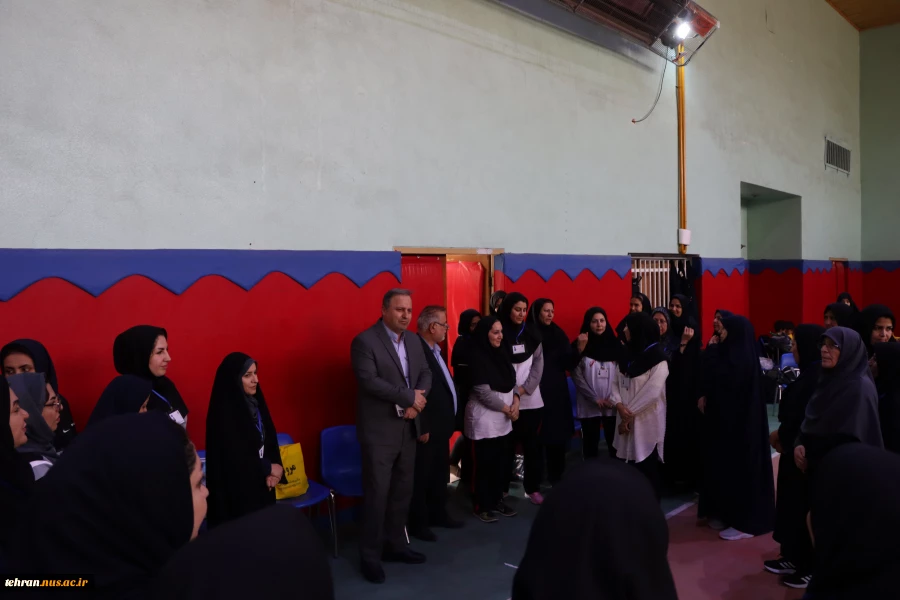 بازدید رئیس دانشگاه ملی مهارت استان تهران از محل برگزاری مسابقات کشوری داژ بال اساتید و کارکنان دانشگاه ملی مهارت کشور 4