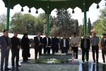 برگزاری مراسم گرامیداشت هفته دفاع مقدس و آیین گلاب شویی در جوار مقبره مطهر شهدای گمنام دانشکده ملی مهارت انقلاب اسلامی 2