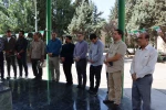 برگزاری مراسم گرامیداشت هفته دفاع مقدس و آیین گلاب شویی در جوار مقبره مطهر شهدای گمنام دانشکده ملی مهارت انقلاب اسلامی 4