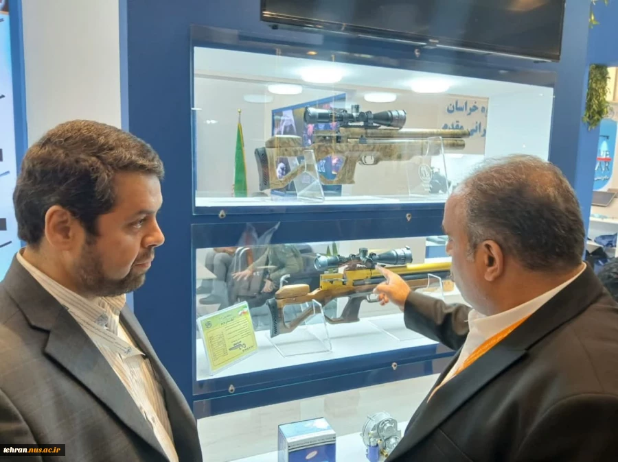 بازدید معاون پژوهش و فناوری دانشگاه ملی مهارت استان تهران از دستاوردهای عرضه شده در  بیست و یکمین نمایشگاه بین‌المللی تجهیزات پلیسی، امنیتی و ایمنی (ایپاس) 5