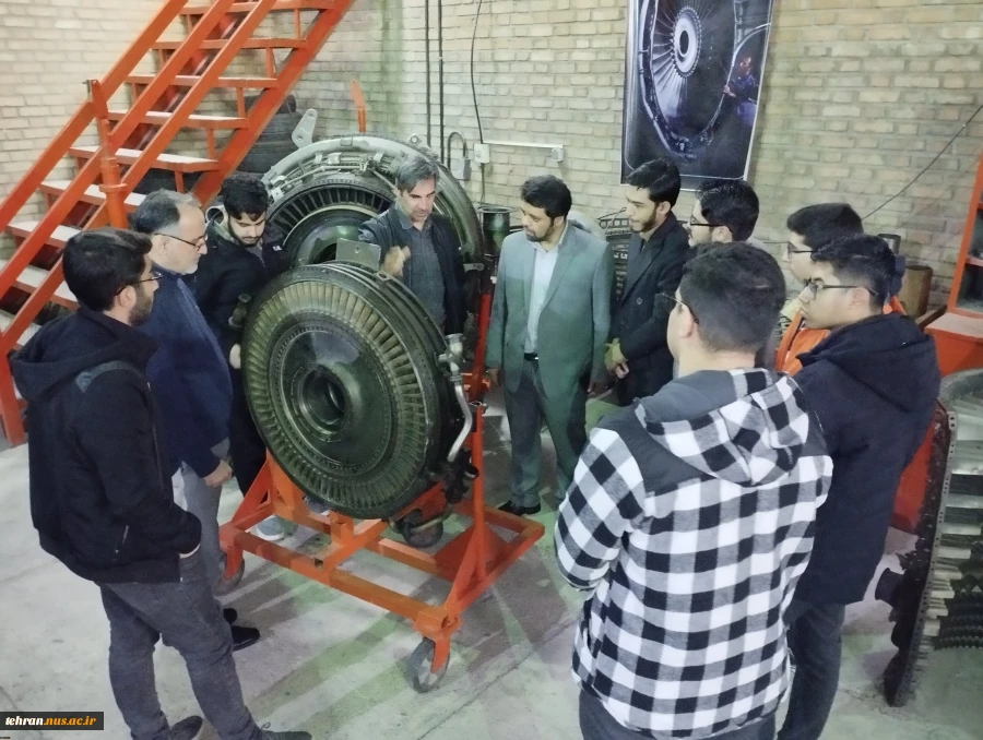 در راستای برنامه های هفته جهانی کارآفرینی؛
بازدید علمی و صنعتی از بخش های فنی مهندسی و تعمیر و نگهداری موتورهای هوایی و کارگاه موتور جت دانشکده صنعت هوانوردی کشور 2