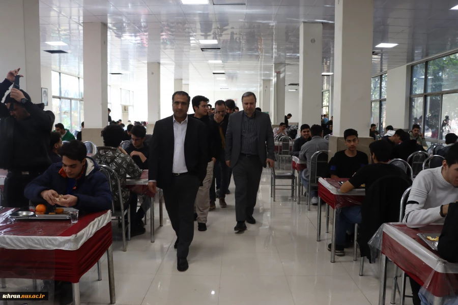 بازدید سرزده رئیس دانشگاه ملی مهارت استان تهران از بوفه، سلف سرویس و خوابگاه دانشجویی در دانشکده ملی مهارت انقلاب اسلامی تهران 7