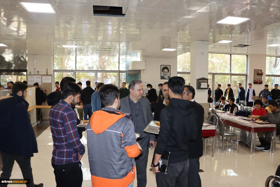 بازدید سرزده رئیس دانشگاه ملی مهارت استان تهران از بوفه، سلف سرویس و خوابگاه دانشجویی در دانشکده ملی مهارت انقلاب اسلامی تهران 9