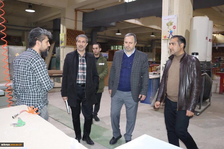 بازدید مدیرکل طرح های عمرانی دانشگاه ملی مهارت از دانشکده فنی انقلاب اسلامی تهران 14