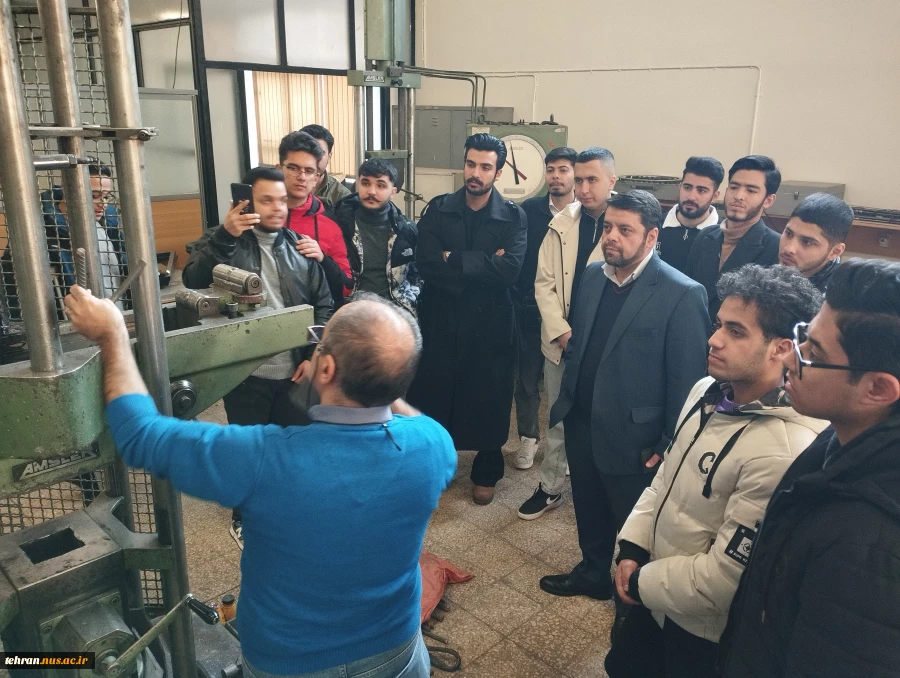 بازدید علمی از " آزمایشگاه همکار استاندارد بررسی خواص مکانیکی جامدات" دانشکده مهندسی مکانیک دانشگاه صنعتی شریف 6
