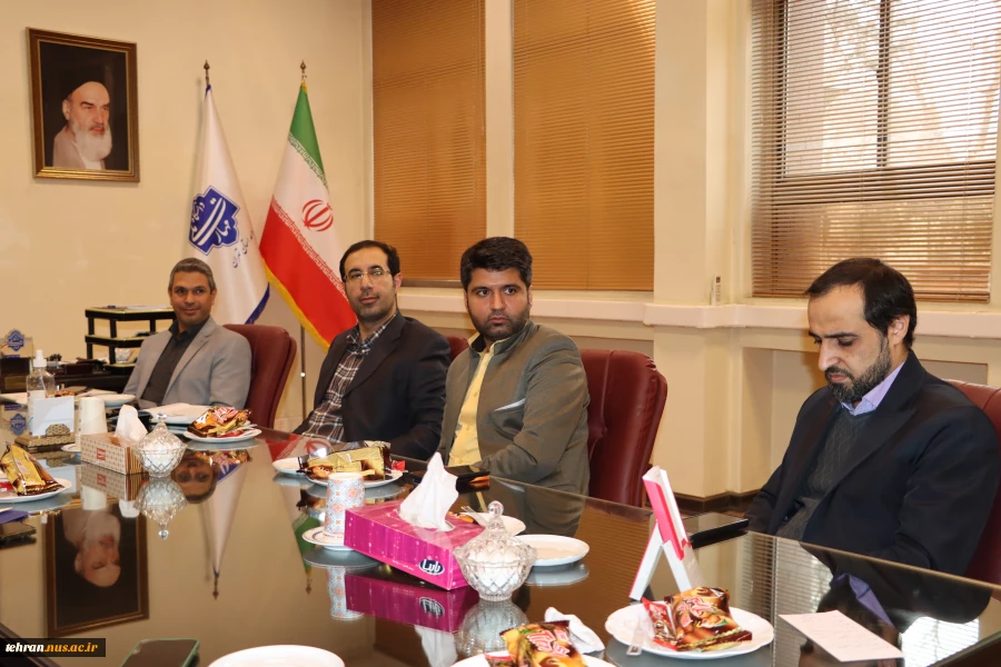 جلسه هم اندیشی اعضای هیئت علمی دانشکده فنی انقلاب اسلامی تهران با دکتر عبدالحسین ناظریان سرپرست دفتر همکاری های علمی و بین المللی دانشگاه ملی مهارت 5