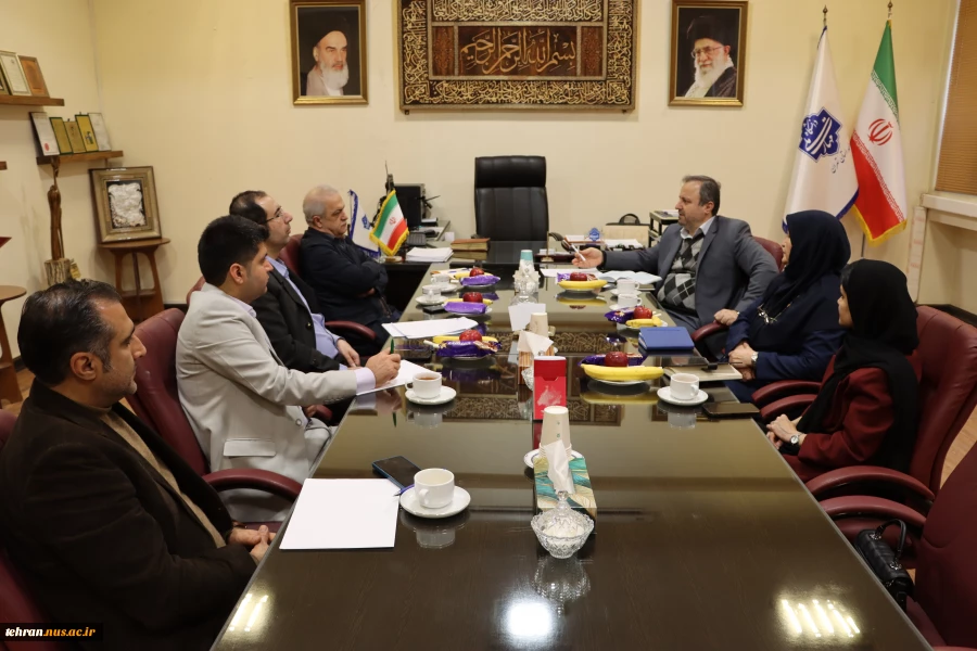 دیدار دبیر انجمن صنفی تولیدکنندگان و فناوران صنعتی ساختمان با رییس دانشگاه ملی مهارت استان تهران 2