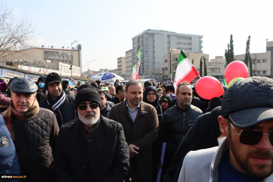 حضور پرشور دانشگاهیان دانشگاه ملی مهارت استان تهران در جشن پیروزی انقلاب و راهپیمایی یوم‌الله 22 بهمن 11
