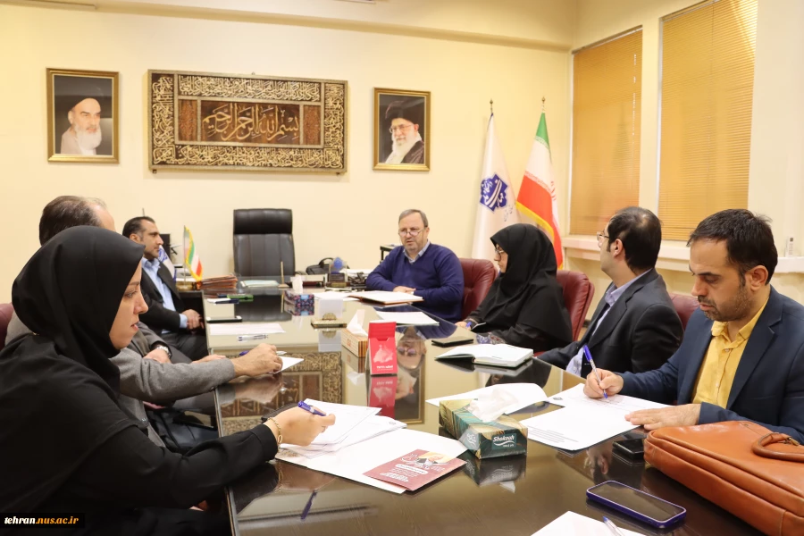 نشست رییس دانشگاه ملی مهارت استان تهران با کارگروه خیرین دانشکده انقلاب اسلامی 2