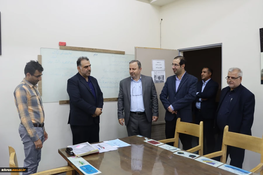 دیدار نوروزی رئیس دانشگاه ملی مهارت استان تهران با کارکنان دانشکده فنی انقلاب اسلامی 4