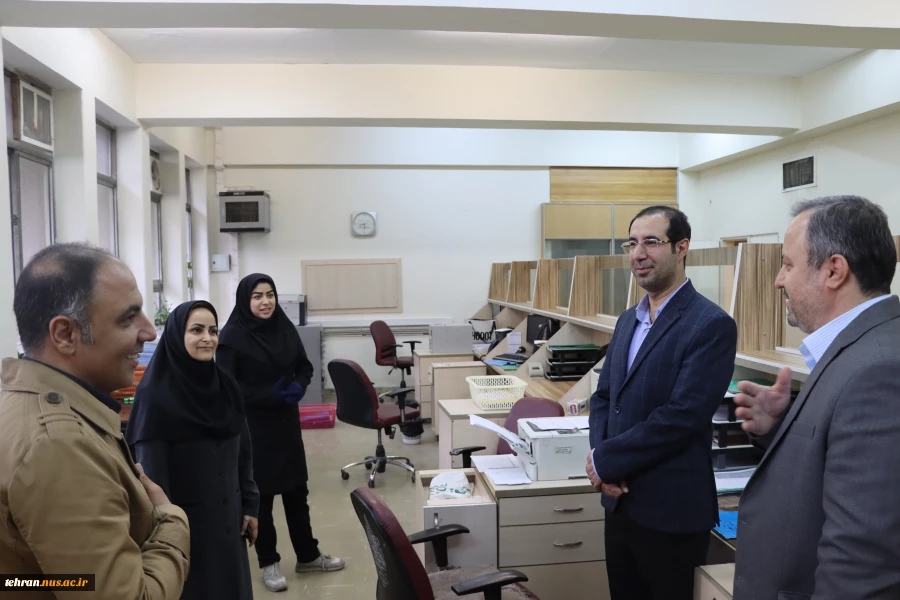 دیدار نوروزی رئیس دانشگاه ملی مهارت استان تهران با کارکنان دانشکده فنی انقلاب اسلامی 8