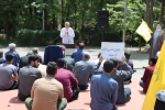 در تجمع دانشگاهیان دانشگاه ملی مهارت استان تهران در دانشکده فنی انقلاب اسلامی و محکومیت نسل کشی رژیم کودکش صهیونیست؛ سردار محمد طهرانی مقدم: محو اسرائیل آرزوی طهرانی مقدم/ پیروزی نزدیک است 2