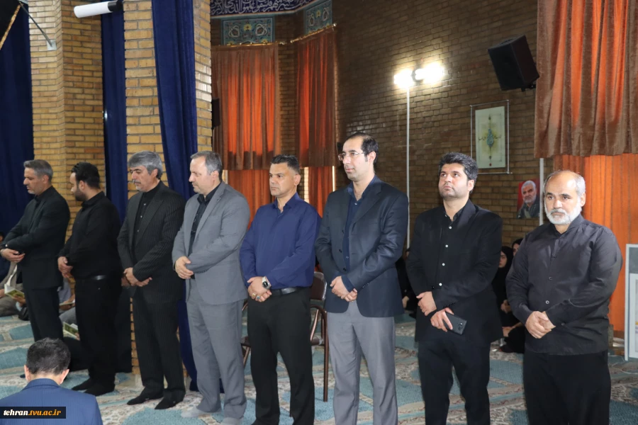 مراسم ترحیم و یادبود همکار فقید، شادروان سید محمود میرحجازی و جمعی از درگذشتگان دانشکده فنی انقلاب اسلامی در مسجد مسجدالشداء دانشکده فنی انقلاب اسلامی 3