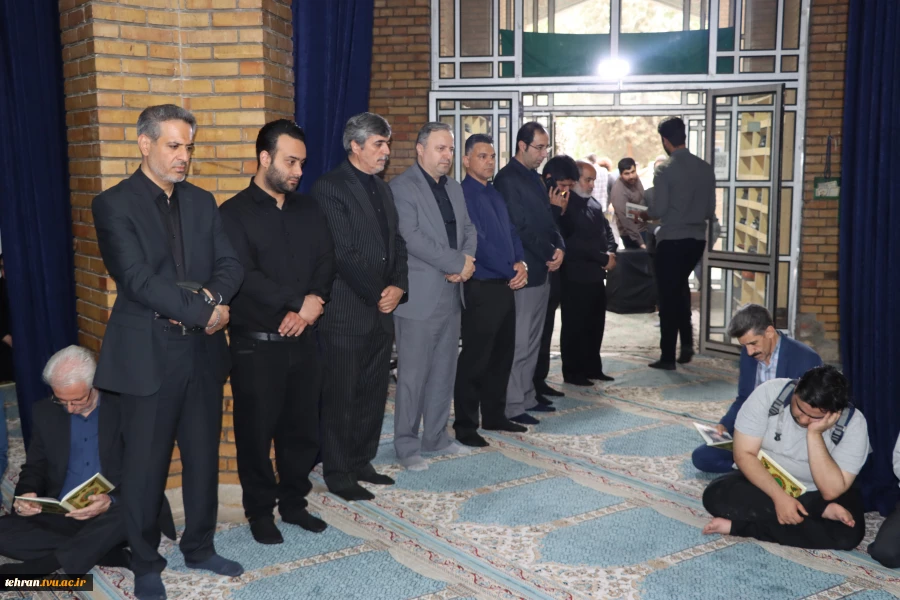 مراسم ترحیم و یادبود همکار فقید، شادروان سید محمود میرحجازی و جمعی از درگذشتگان دانشکده فنی انقلاب اسلامی در مسجد مسجدالشداء دانشکده فنی انقلاب اسلامی 4