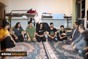 به مناسبت هفته سراهای دانشجویی؛

معاون فرهنگی و دانشجویی دانشگاه ملی مهارت بازدید از خوابگاه دانشجویی دانشکده فنی انقلاب اسلامی تهران بازدید کرد. 2