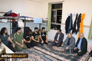 به مناسبت هفته سراهای دانشجویی؛

معاون فرهنگی و دانشجویی دانشگاه ملی مهارت بازدید از خوابگاه دانشجویی دانشکده فنی انقلاب اسلامی تهران بازدید کرد. 2