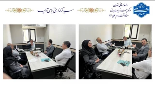 جلسه سرپرست آموزشکده ملی مهارت تربیت بدنی صفادشت با دبیر کل فدراسیون وزنه‌برداری