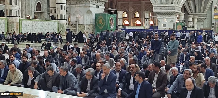 آیین‌ تجدید میثاق‌ دانشگاهیان‌ دانشگاه‌ ملی مهارت استان تهران‌ با‌ آرمان‌های‌ امام‌خمینی(ره) و تجدید بیعت‌ با مقام‌ معظم‌ رهبری(مدظله‌العالی) 2