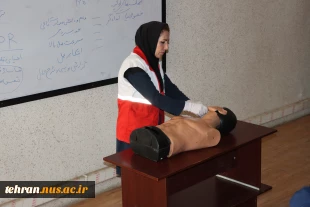 برگزاری کارگاه آموزشی ضمن خدمت توانمندسازی کارکنان دانشکده فنی انقلاب اسلامی با عنوان "کمک‌های اولیه پایه با همکاری جمعیت هلال احمر کشور 3