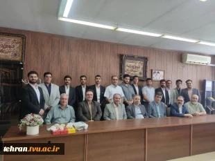 برگزاری آیین تقدیر از اساتید و دانشجویان نمونه رشته آسانسور و پلکان برقی با حضور رییس دانشگاه ملی مهارت استان تهران 2