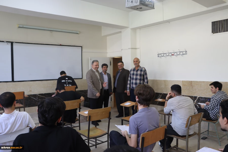 بازدید رئیس دانشگاه ملی مهارت استان تهران از روند برگزاری امتحانات پایان ترم نیمسال دوم سال تحصیلی 1404در دانشکده فنی انقلاب اسلامی 8