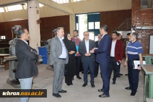 بازدید کارگروه تخصصی دفتر ارزیابی و آمایش آموزش عالی استان تهران از دانشکده فنی انقلاب اسلامی تهران 9