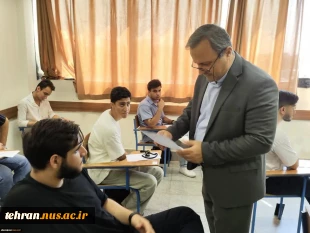 بازدید سرزده رییس دانشگاه ملی مهارت استان تهران از حوزه امتحانات پایان ترم دانشکده شهید شمسی پور 3