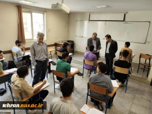بازدید سرزده رییس دانشگاه ملی مهارت استان تهران از حوزه امتحانات پایان ترم دانشکده شهید شمسی پور 7