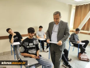 بازدید سرزده رییس دانشگاه ملی مهارت استان تهران از حوزه امتحانات پایان ترم دانشکده شهید شمسی پور 9
