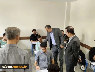 بازدید سرزده رییس دانشگاه ملی مهارت استان تهران از حوزه امتحانات پایان ترم دانشکده شهید شمسی پور 11