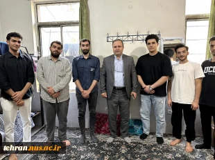 بازدید رییس دانشگاه ملی مهارت استان تهران از سرای دانشجویی دانشکده فنی انقلاب اسلامی 3