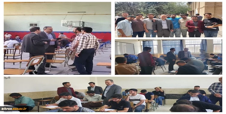 بازدید رییس دانشگاه ملی مهارت استان تهران از روند برگزاری امتحانات پایان ترم نیمسال دوم سال تحصیلی 1404در دانشکده فنی انقلاب اسلامی 2