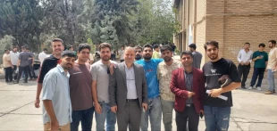 بازدید رییس دانشگاه ملی مهارت استان تهران از روند برگزاری امتحانات پایان ترم نیمسال دوم سال تحصیلی 1404در دانشکده فنی انقلاب اسلامی 3