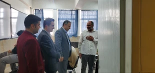 بازدید رییس دانشگاه ملی مهارت استان تهران از روند برگزاری امتحانات پایان ترم نیمسال دوم سال تحصیلی 1404در دانشکده فنی انقلاب اسلامی 6