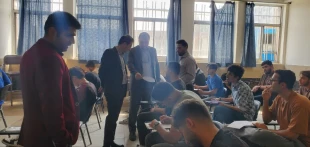بازدید رییس دانشگاه ملی مهارت استان تهران از روند برگزاری امتحانات پایان ترم نیمسال دوم سال تحصیلی 1404در دانشکده فنی انقلاب اسلامی 7