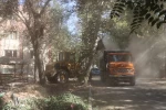 پاکسازی و جمع‌آوری نخاله‌های محوطه دانشکده فنی انقلاب اسلامی با همکاری شهرداری منطقه 18 تهران 6