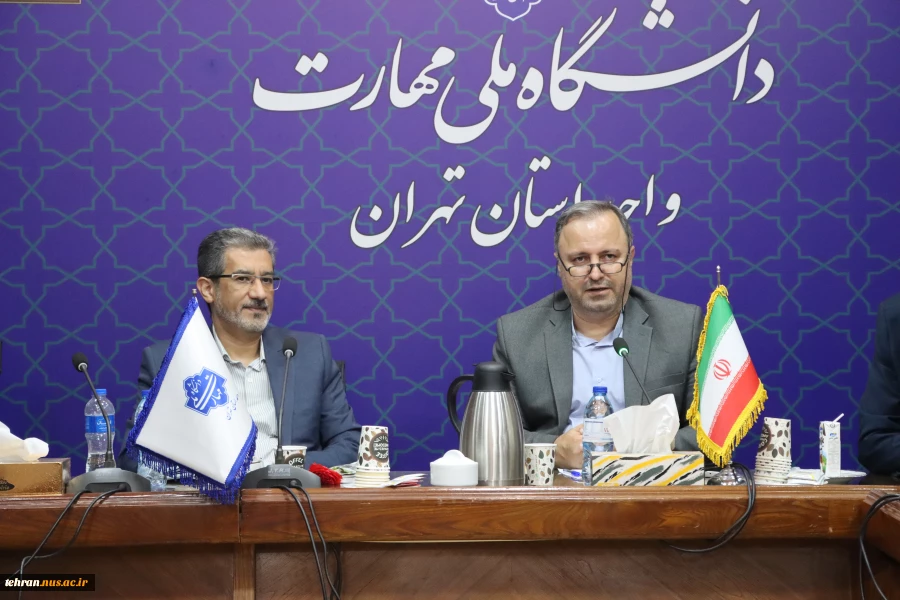 با حضور معاون آموزشی دانشگاه ملی مهارت برگزار شد؛
"تبیین سیاست‌های آموزشی دانشگاه ملی مهارت استان تهران در جلسه آیین آغاز سال تحصیلی جدید در دانشکده فنی انقلاب اسلامی" 6