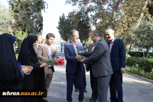 در آستانه آغاز سال تحصیلی جدید و همزمان با فرارسیدن هفته دفاع مقدس صورت پذیرفت؛

بازدید معاون آموزشی دانشگاه ملی مهارت از کارگاه‌های آموزشی دانشکده فنی انقلاب اسلامی و برگزاری مراسم گرامیداشت هفته دفاع مقدس و آیین گلاب شویی در جوار مقبره مطهر شهدای گمنا